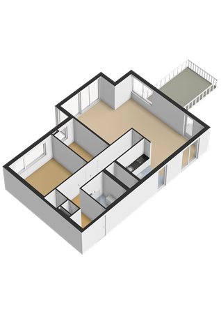 Floorplan - Wallisweg 27, 3027 GW Rotterdam